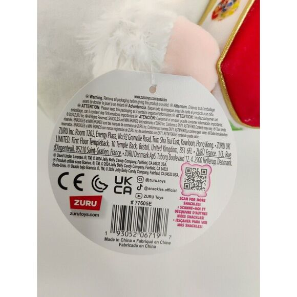 Snackles Plush Barbra The LAMB JELLY BELLY  Collectible Series 2 Zuru NEW 8 Inch - Picture 9 of 16